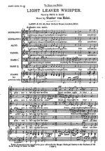 GUSTAV HOLST: LIGHT LEAVES WHISPER CHANT