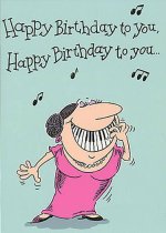 MUSIC GALLERY: ADULT FEMALE BIRTHDAY CARD