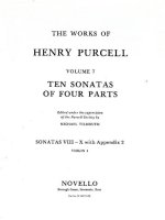 HENRY PURCELL: 10 SONATAS OF FOUR PARTS FOR VIOLIN 1 (SONATAS VIII-X)