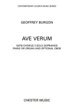 GEOFFREY BURGON: AVE VERUM (SATB) CHANT