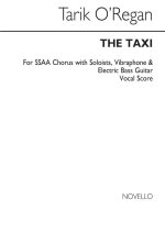 TARIK O'REGAN: THE TAXI (VOCAL SCORE)