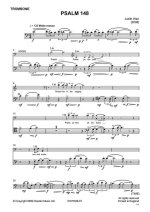 JUDITH WEIR: PSALM 148 (TROMBONE PART)