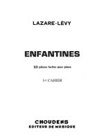 LAZARE LEVY: ENFANTINES PIANO