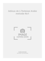 GEORGES BIZET: ADIEUX DE L HOTESSE ARABE (LES) - CHANT ET PIANO