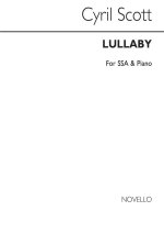 SCOTT: LULLABY FOR SSA AND PIANO ACC.