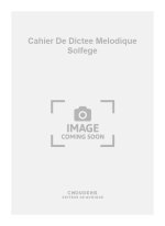 JEAN-BAPTISTE CAHIER DE DICTEE MELODIQUE SOLFEGE