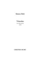 SIMON HOLT: TELARANAS (SPIDER WEB)