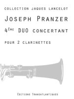 JOSEPH PRANZER: 4EME DUO CONCERTANT