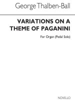 GEORGE THALBEN-BALL: VARIATIONS ON A THEME BY PAGANINI FOR ORGAN PEDALS