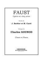 CHARLES GOUNOD: FAUST - OPERA EN CINQ ACTES (VOCAL SCORE)