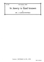 JOHN CLARKE-WHITFIELD: IN JEWRY IS GOD KNOWN SATB/ORGAN CHANT