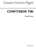 RIGATTI: CONFITEBOR TIBI DOMINE (VOCAL SCORE) CHANT