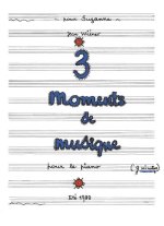 JEAN WIENER: 3 MOMENTS DE MUSIQUE PIANO