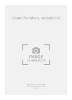 JEAN JACQUES WERNER: CANTO PER MARIA HAZISTEFANI