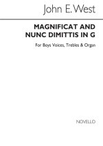 WEST, J MAGNIFICAT & NUNC DIMITTIS IN G BOYS VCES/ORG VS