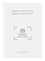 WOLFGANG AMADEUS MOZART: CONCERTO N 10 EN LA MAJEUR, KOCHEL 414