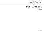 WILLIAM G. WOOD: POSTLUDE IN D ORGAN