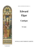ELGAR: CANTIQUE FOR ORGAN
