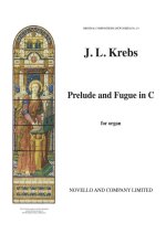 JOHANN LUDWIG KREBS: PRELUDE AND FUGUE IN C ORGAN