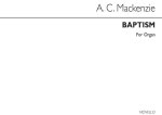 ALEXANDER MACKENZIE: BAPTISM OP27 NO.1 ORGAN