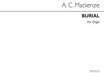 ALEXANDER MACKENZIE: BURIAL OP27 NO.3 ORGAN