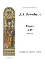 JOHN ALBERT SOWERBUTTS: CAPRICE IN D FLAT ORGAN