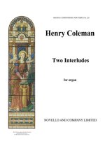 HENRY COLEMAN: TWO INTERLUDES (QUAM DILECTA & PICARDY)