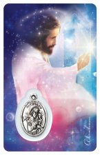 Médaille sur carte Saint-Joseph