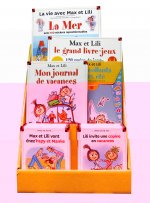 Présentoir A3 table multi produits spécial été 2018 Max et Lili