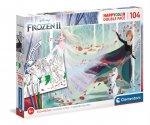 Puzzle 104 happy color Frozen 2 25716
