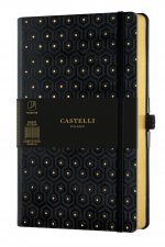Carnet C&G grand format quadrille honeycomb gold