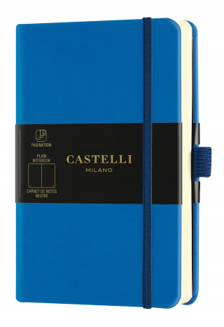 Carnet Aquarela très grand format uni bleu roi