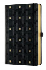 Carnet C&G poche ligné trame gold