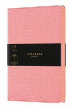 Carnet Harris poche uni rose