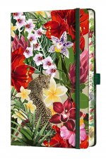 Carnet Eden grand format ligné leopard