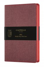 Agenda 2021 semainier grand format Harris Red