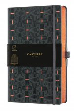 Carnet C&G grand format ligné grain de riz copper