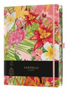 Carnet Eden très grand format ligne flamant