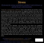 Programme Subliminal Audio - Stress