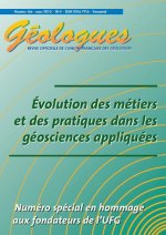 Evolution des métiers et des pratiques dans les géosciences appliquées