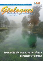 La qualité des eaux souterraines : processus et enjeux