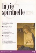 La Vie Spirituelle numéro 754 Septembre 2004