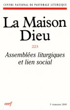 Maison-Dieu 223 - Assemblées liturgiques et lien social