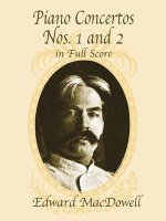 EDWARD MACDOWELL: PIANO CONCERTOS NOS 1 AND 2 (FULL SCORE)