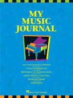 MY MUSIC JOURNAL PIANO