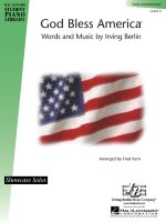 GOD BLESS AMERICA  PIANO