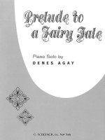 PRELUDE TO A FAIRY TALE