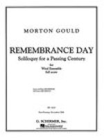 MORTON GOULD: REMEMBRANCE DAY - FULL SCORE