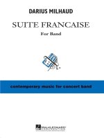 SUITE FRANCAISE CONCERT BAND/HARMONIE/FANFARE -PARTITION+PARTIES SEPAREES
