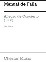 MANUEL DE FALLA: ALLEGRO DE CONCIERTO PIANO SOLO PIANO